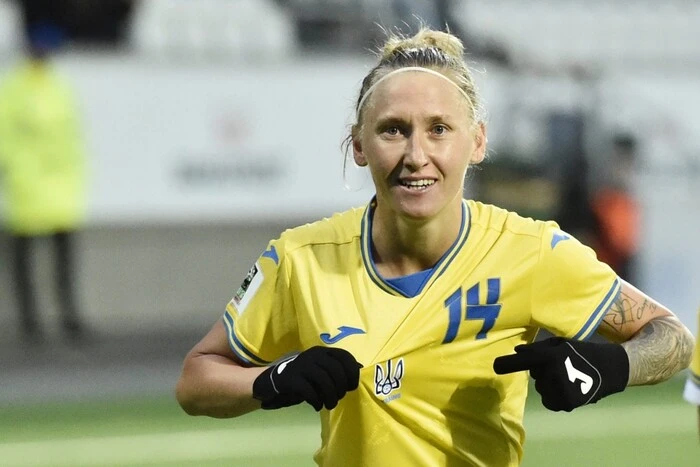 Ukrainian national football player in the war