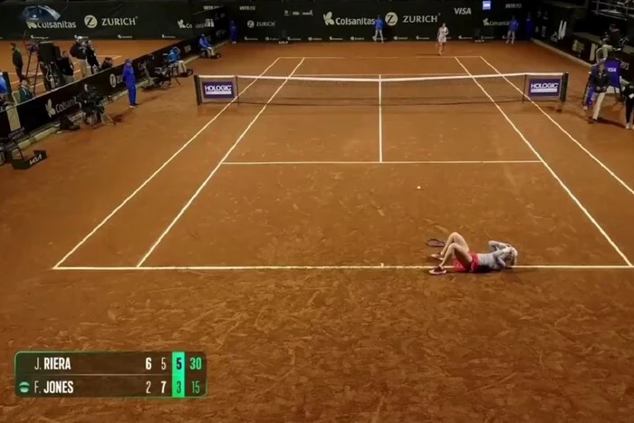 British tennis player fainted during WTA match