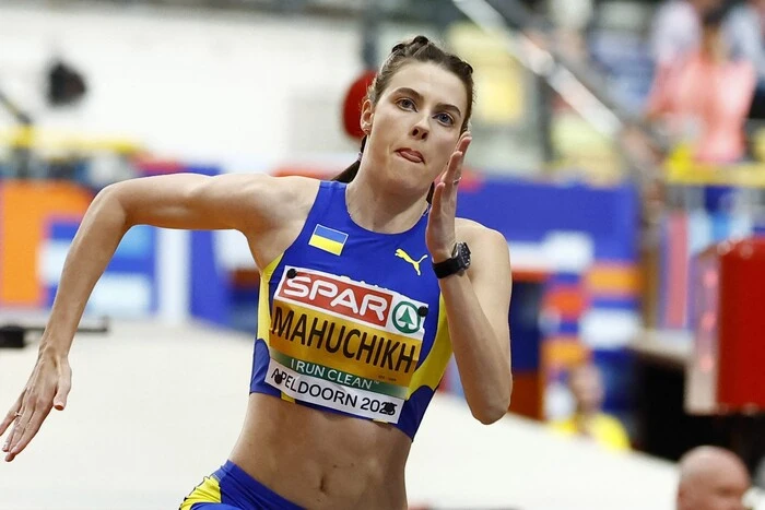 Mahuchikh at the first World Athletics Ultimate Championship