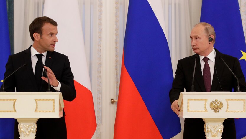 Макрон и Путин провели первый разговор за 3 года: французский президент призвал к перемирию в Украине