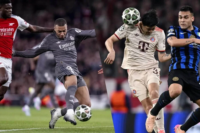Image of the football teams Arsenal and Inter