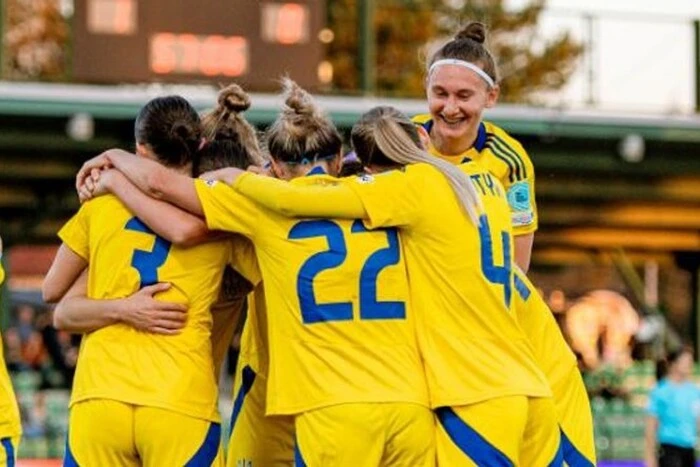 Picture of the players in the composition of the Ukrainian national team