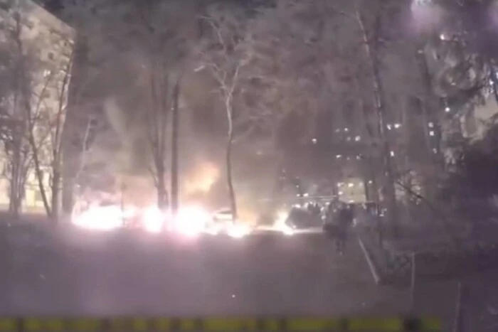 Police after enemy strikes in Dnipro