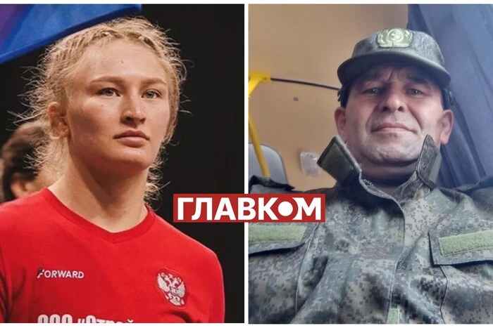 The daughter of an occupier participates in the European Wrestling Championship