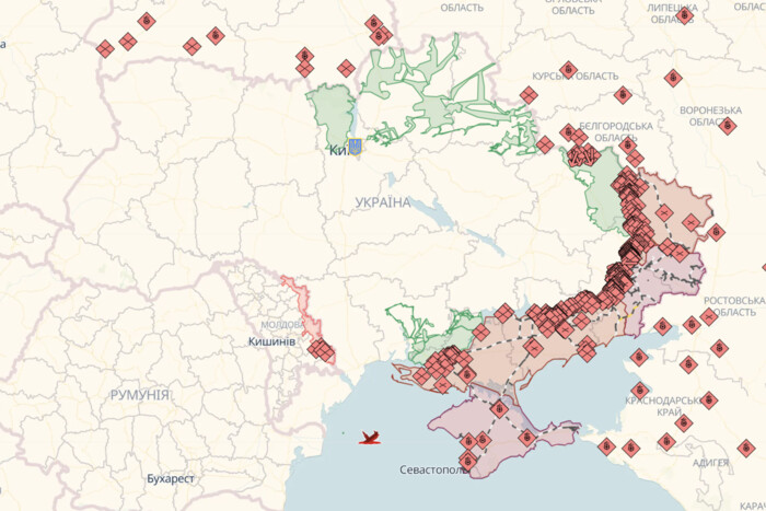 Online-Karte der Kampfhandlungen in der Ukraine am 22. Juni: Situation an der Front