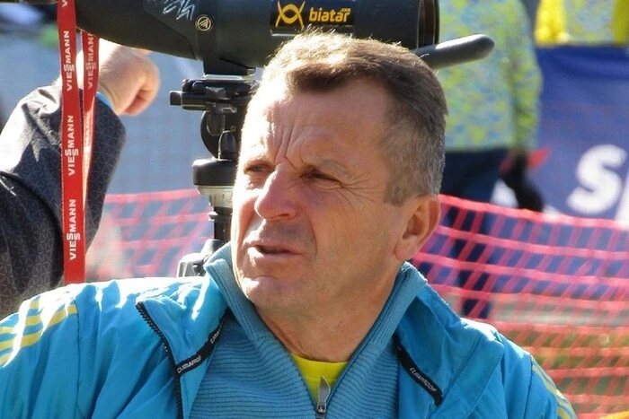 The coach of the women's biathlon team of Ukraine