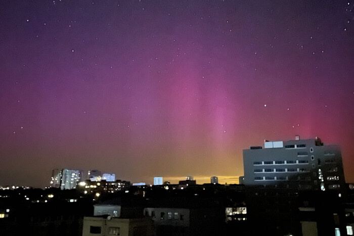 Pojawiło się zorza polarna nad Ukrainą (zdjęcie)