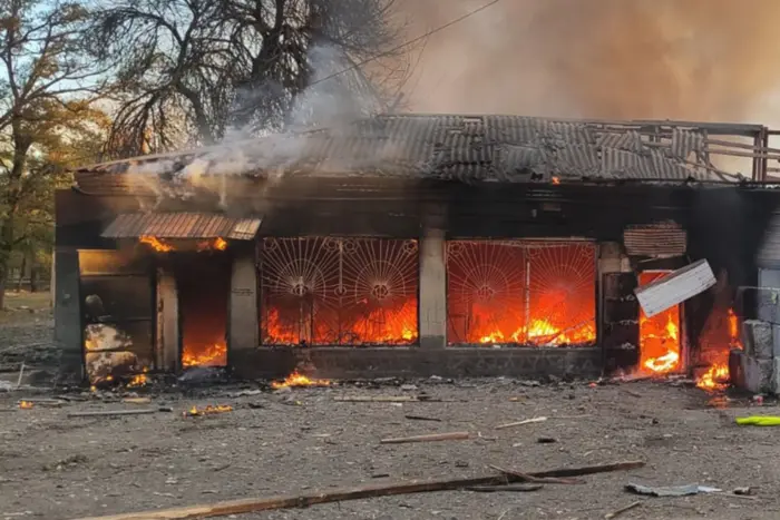 Attack on 'Nova Poshta' branch