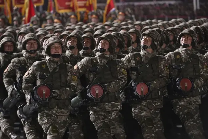 Military conflict on the Ukraine-North Korea border