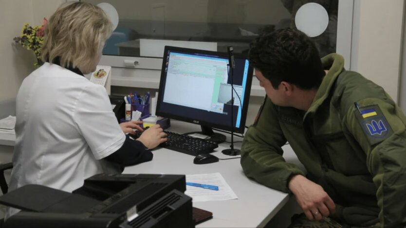 Medical examination for conscripts at TCК