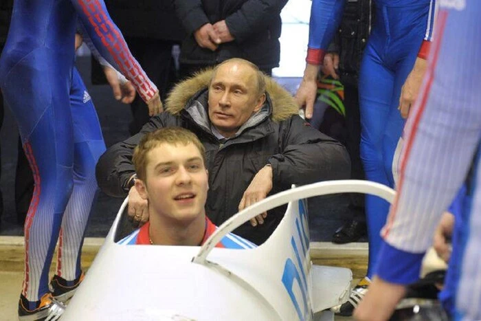 Russian athletes at bobsleigh and skeleton competitions