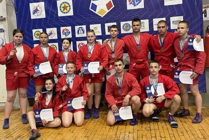 The Ukrainian national team in sambo won 43 medals at the European Championship