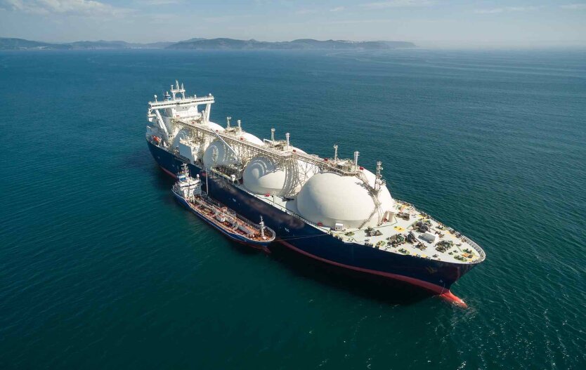 Liquefied natural gas. The USA's leading position in global exports