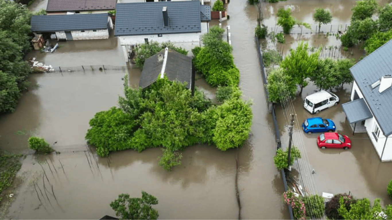 In Lviv region, a river flooded several villages after the rain - photos
